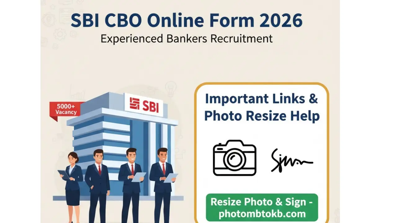 SBI CBO Online Form 2026